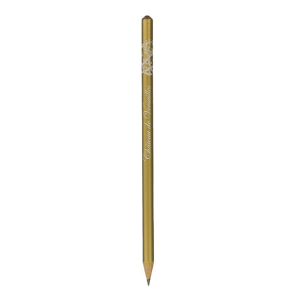 Crayon à papier Château de Versailles doré avec cristal Swarovski