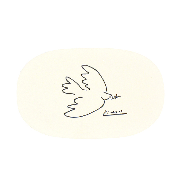 Pebble eraser Picasso - Dove