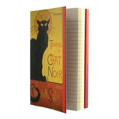 Small notebook 10 x 16 cm "affiche "Le chat noir" (details)"