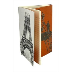 Carnet 10 x 16 cm "la tour Eiffel en construction (détails)"