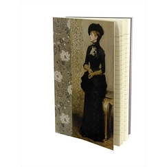 Small notebook 10 x 16 cm "Femme aux gants, dite la parisienne"