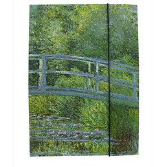 Chemise à élastique A4 Claude Monet - Le Bassin aux nymphéas, harmonie verte, 1899