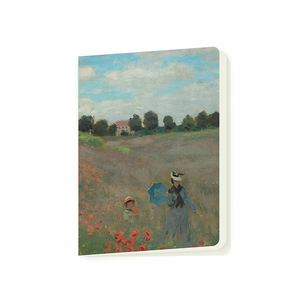 Notebook Claude Monet - Poppy Field, 1873