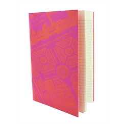 Notebook : plan de Turgot (rose et orange)