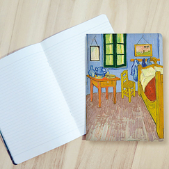 Notebook Vincent van Gogh - Van Gogh's bedroom in Arles, 1889