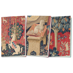 Set of 3 Small Notebooks - The Lady and the Unicorn