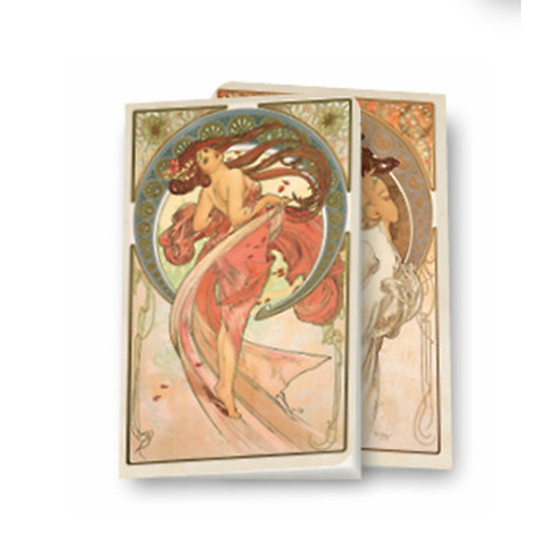 Small Notebook Mucha - The Dance