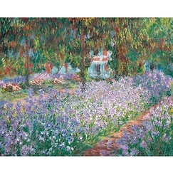Reproduction "Le jardin de l'artiste à Giverny"