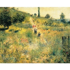 Print Renoir - Path Leading through Tall Grass