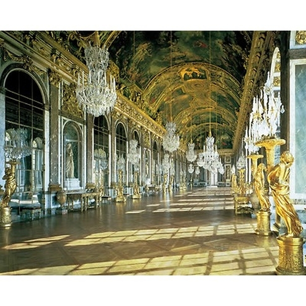 Print Palace of Versailles - The Hall of Mirrors