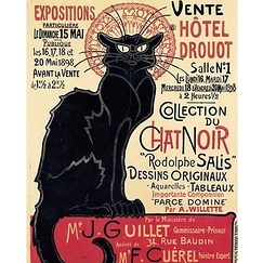 Print Steinlen - Tour of Rodolphe Salis' Chat Noir