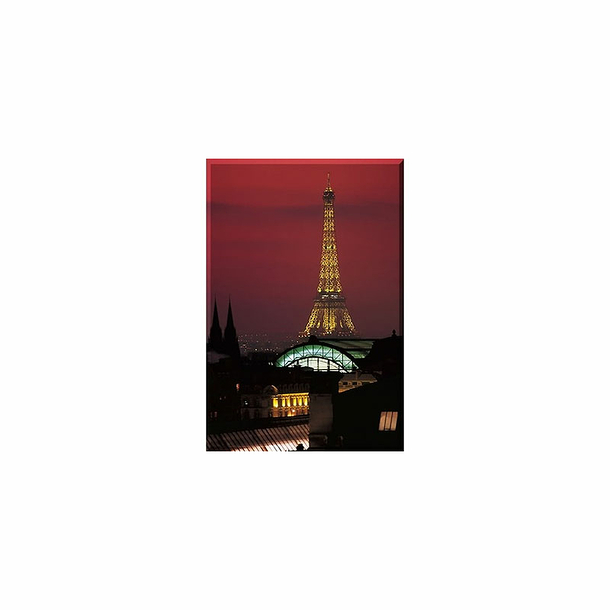 Magnet Alfred Wolf - La tour Eiffel et la verrière du musée d'Orsay depuis les toits du Louvre