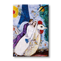 Magnet Chagall - The Bride and Groom of the Eiffel Tower
