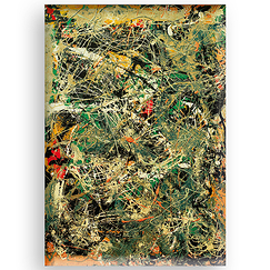 Rectangular magnet " Pollock - Untitled"