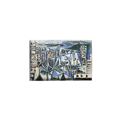 Rectangular magnet "Picasso - Bay of Cannes"