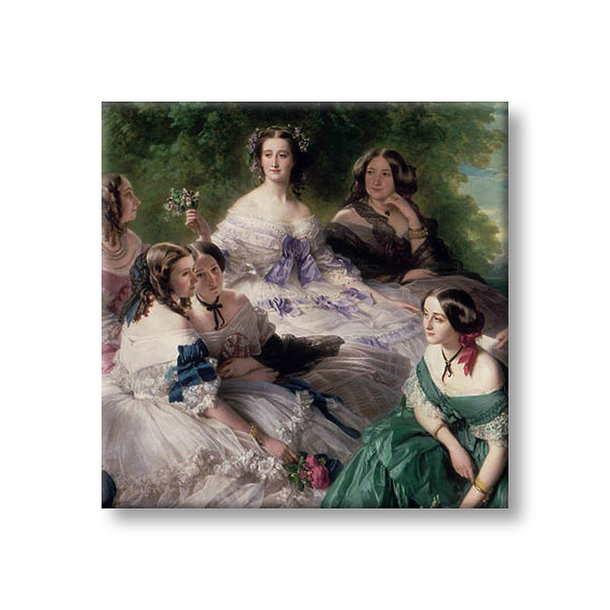 Magnet Winterhalter - Empress Eugenie Surrounded by her Ladies in Waiting 