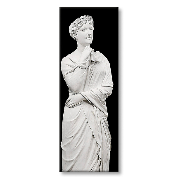 Panoramic magnet "Statue en pied de l'impératrice Joséphine (detail)"