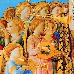 Greeting Card & Envelope Fra Angelico - Coronation of the Virgin