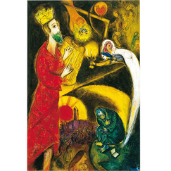 Greeting Card & Envelope Chagall - King David