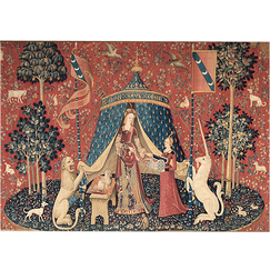Carte double avec enveloppe "La Dame à la Licorne : A mon seul Désir"