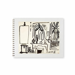 Cahier à spirale Pablo Picasso - Atelier de La Californie, Villa de Picasso et Jacqueline à Cannes, 1955