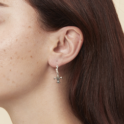 Earrings Fleur de Lys - Pierced ears