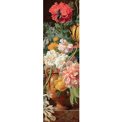 Van Dael Bookmark - Vase of Flowers with a Broken Tuberose