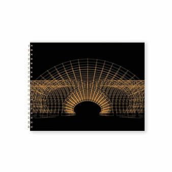 Cahier à spirale Wilmotte - Étude filaire du Grand Palais éphémère