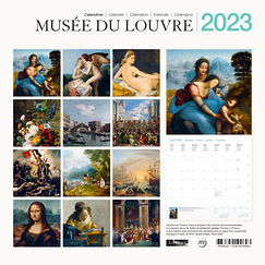 Calendrier 2023 Musée du Louvre - 30 x 30 cm