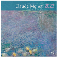 2023 Large Calendar - Claude Monet / Water Lilies 30 x 30 cm