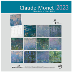 Calendrier 2023 Claude Monet / Nymphéas - 30 x 30 cm
