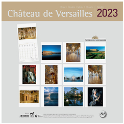 2023 Large Calendar - Palace of Versailles 30 x 30 cm