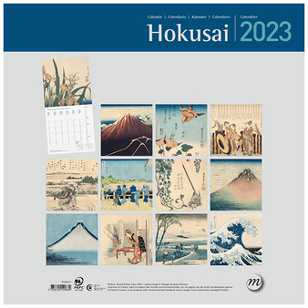 Calendrier 2023 Hokusai - 30 x 30 cm