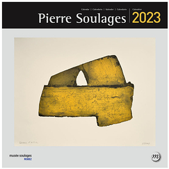 2023 Large Calendar - Pierre Soulages 30 x 30 cm