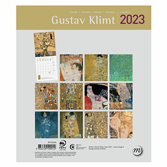 2023 Small Calendar - Gustav Klimt 15 x 18 cm
