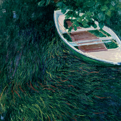 Carte postale Monet - La Barque (détail), 1887