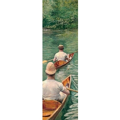 Caillebotte Bookmark - Canoes. Decorative Panel