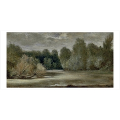 Carte postale Delacroix - L'Étang