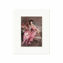Reproduction Giovanni Boldini - Portrait of Olivia de Subercaseaux Concha, 1916