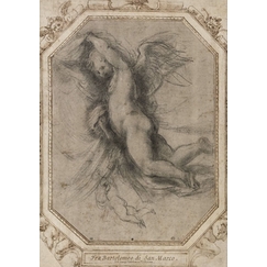 Fra' Bartolomeo - Angel Lifting Up a Drapery