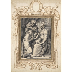 Pinariccio Postcard - The Mystical Mariage of St Catherine of Alexandria