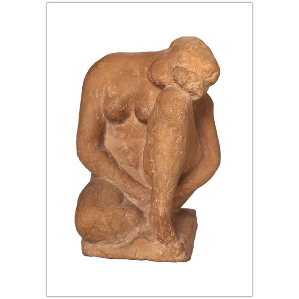 Maillol Postcard - Thought, aka Madame Maillol