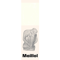 Marque page Maillol - Femme accroupie / La Pensée