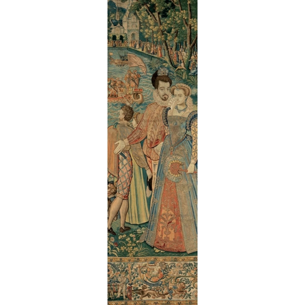 Bookmark - Curtain of the Valois celebrations, Fontainebleau