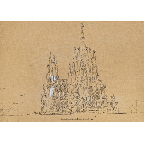 Carte postale Bellver - Le Temple de la Sagrada Familia, vue d'ensemble