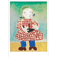 Carte postale Picasso - Maya au tablier