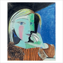 Carte postale Picasso - Portrait de Marie-Thérèse