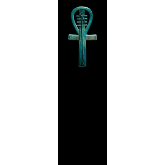 Bookmark - Ex-voto with the ânkh-djed-ouas hieroglyphs