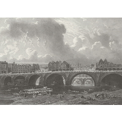 Paris vers 1800. Pont Notre-Dame