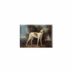 Magnet Jean Baptiste Oudry - Polydore, dog of the pack of Louis XV